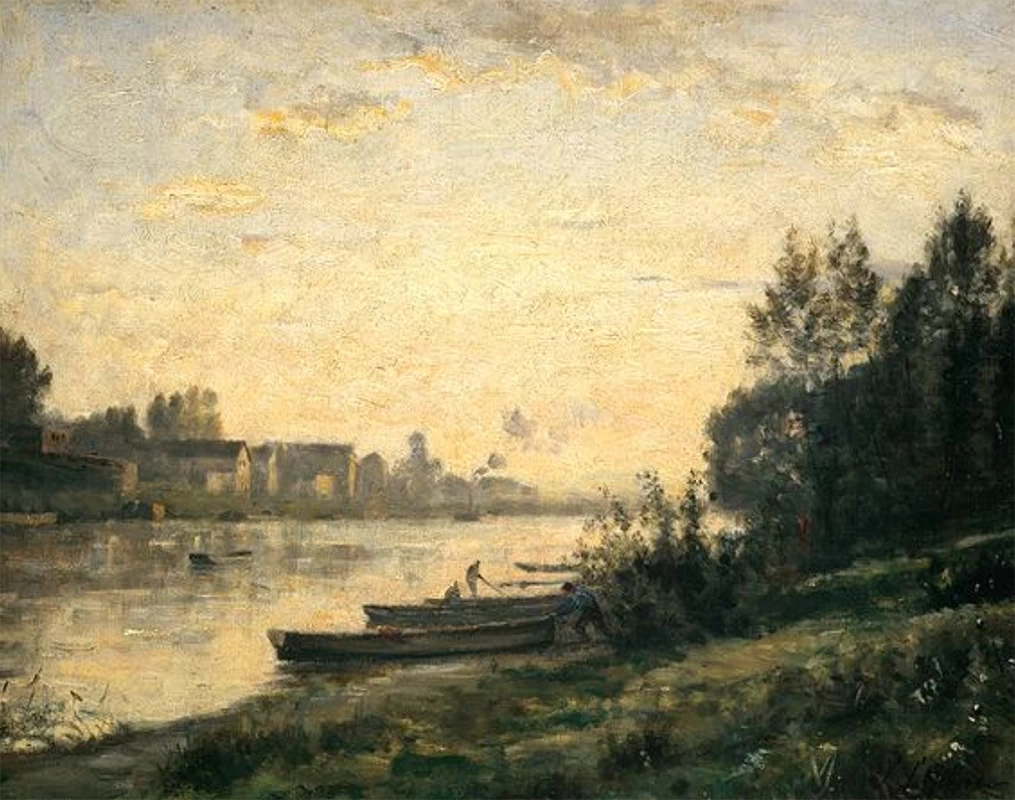 Tramonto sul fiume - National Galleries of Scotland